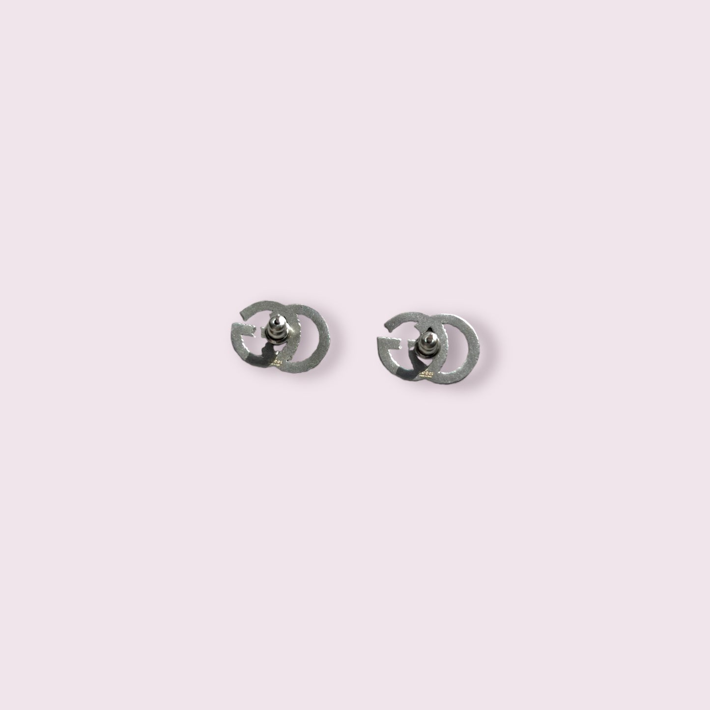 Medium Silver GG Earrings