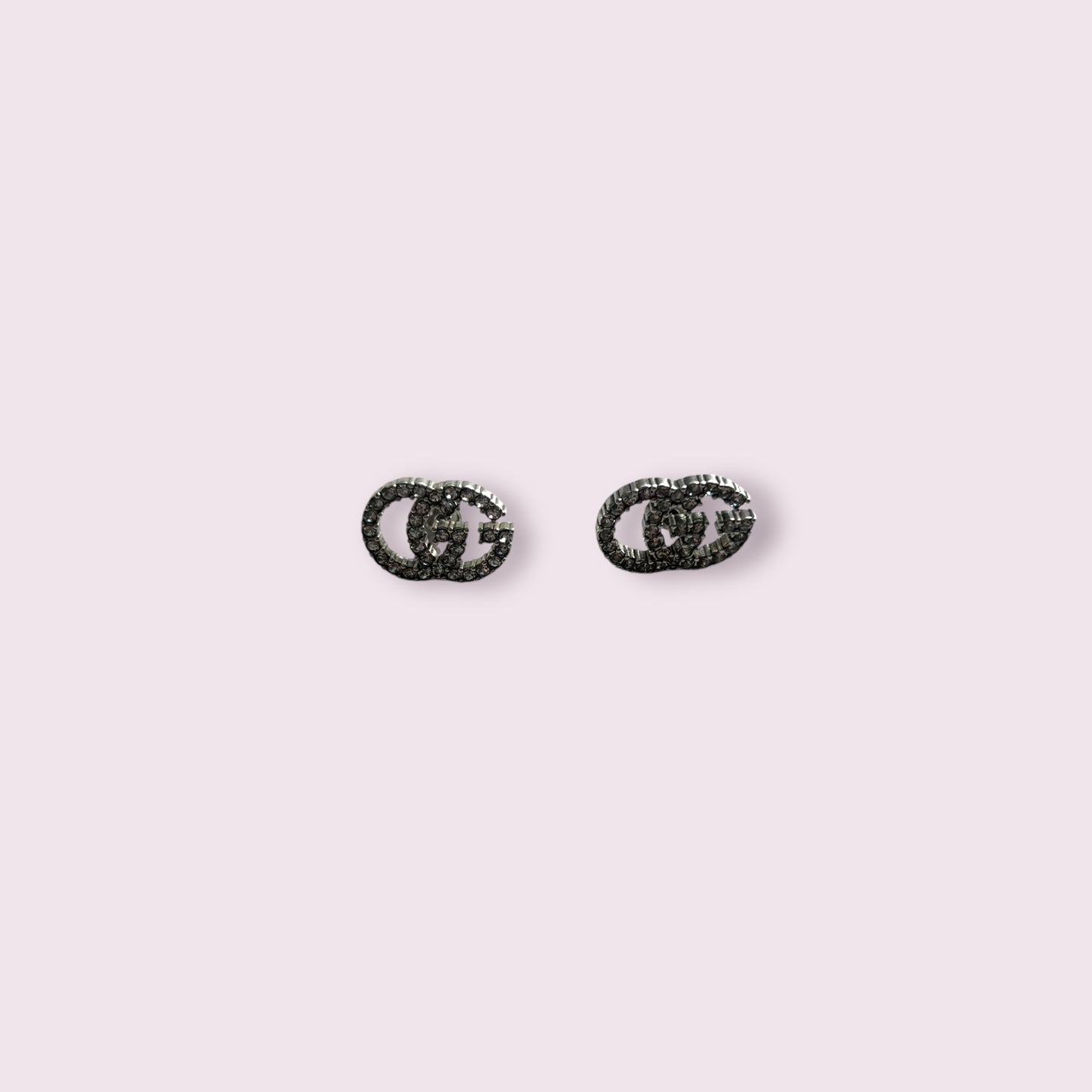 Medium Silver GG Earrings