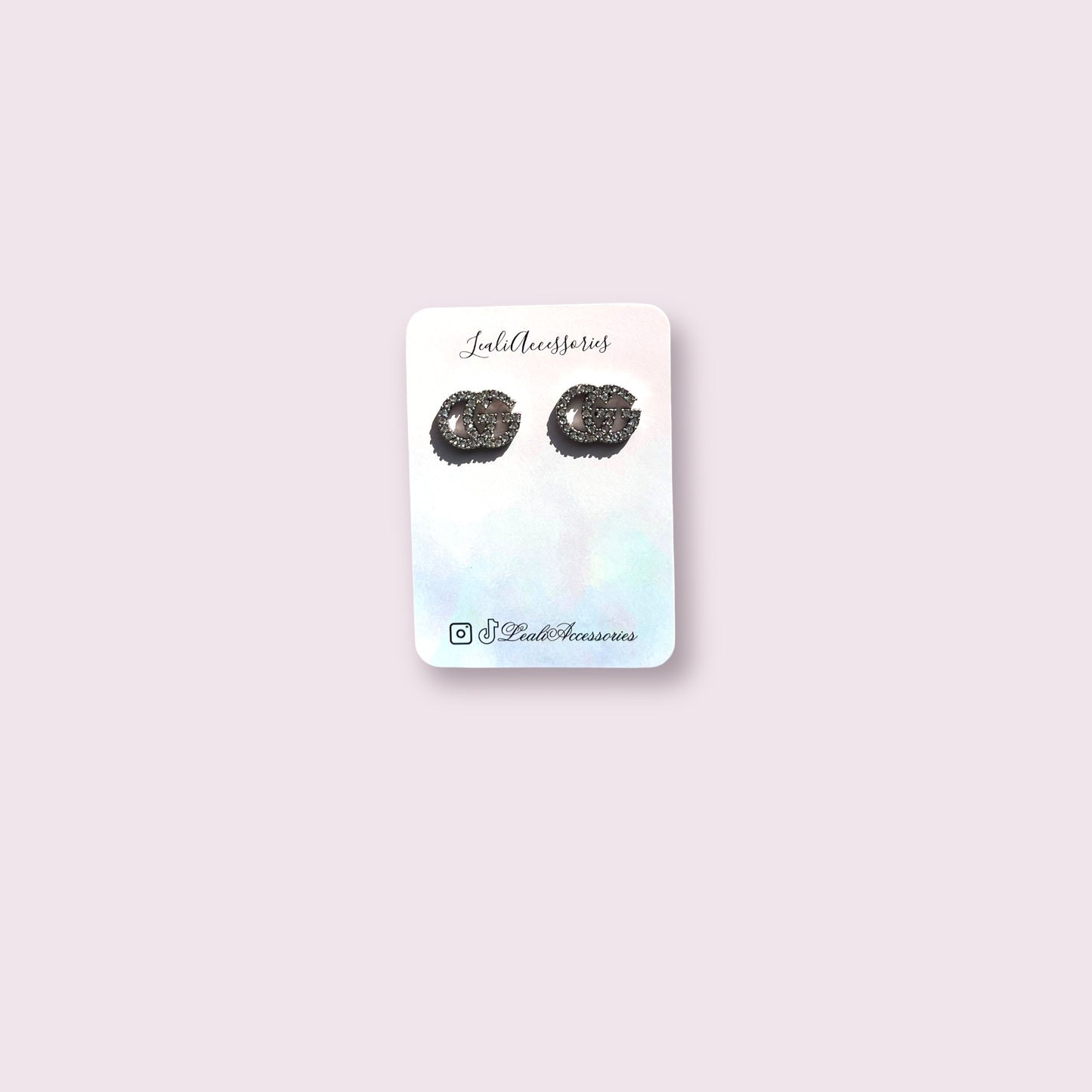 Medium Silver GG Earrings