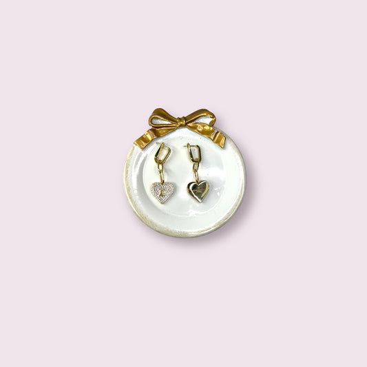 Leali Victoria Gold Heart Earrings