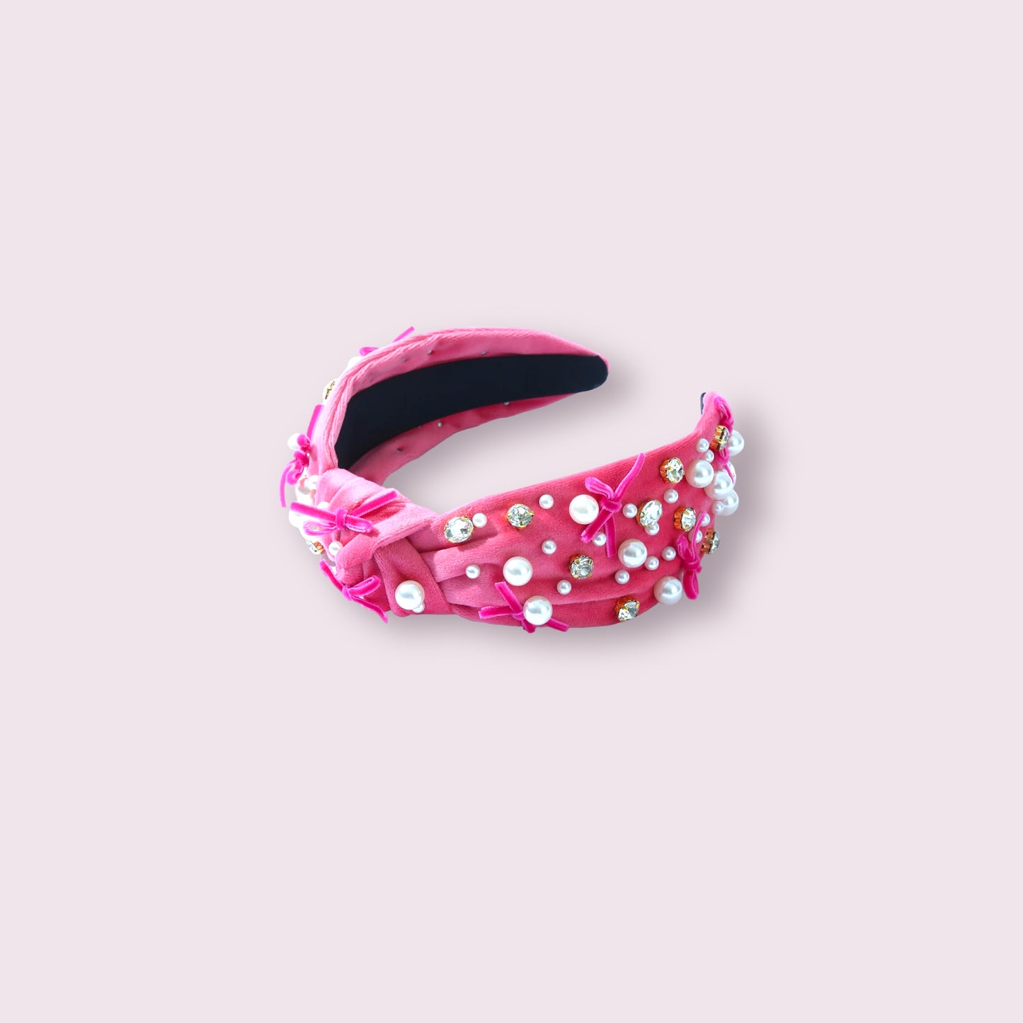 Hot Pink Bow Headband