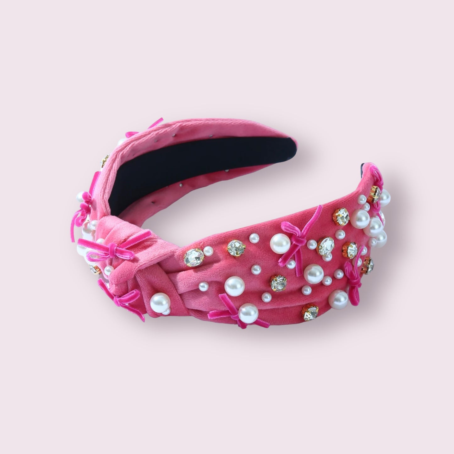 Hot Pink Bow Headband