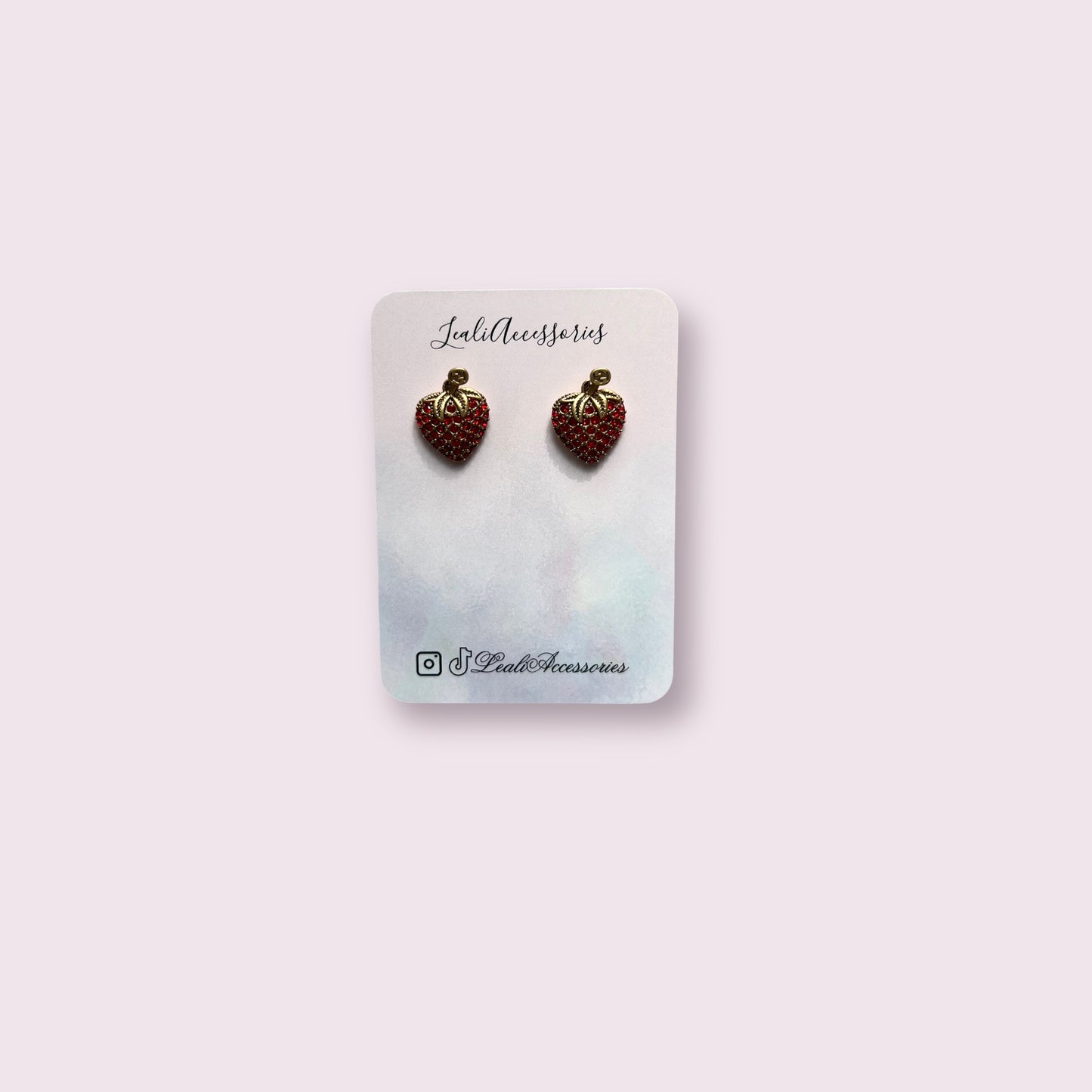 Strawberry Gigi Earrings (Small)