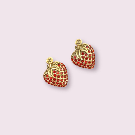 Strawberry Gigi Earrings (Small)