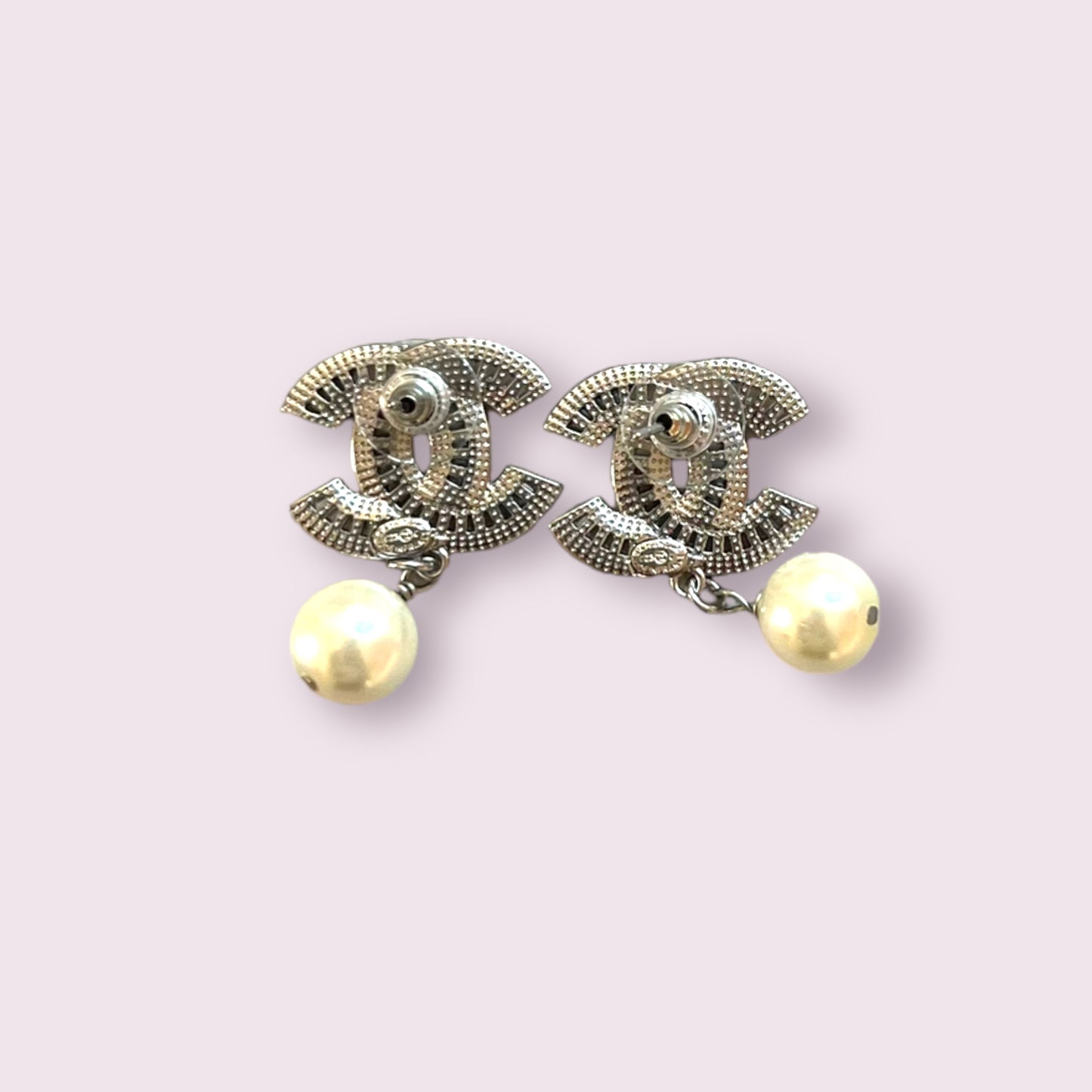 CC Elegance Pearl Drop Earrings