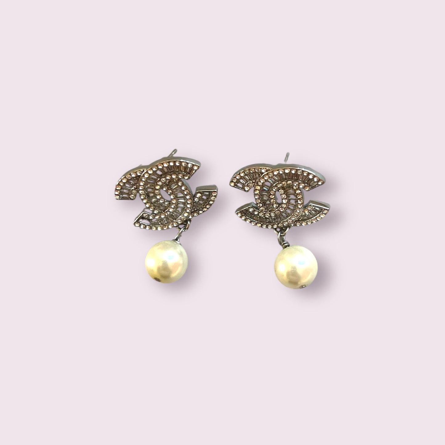 CC Elegance Pearl Drop Earrings