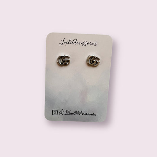 GG Mini Small Earrings (Silver)