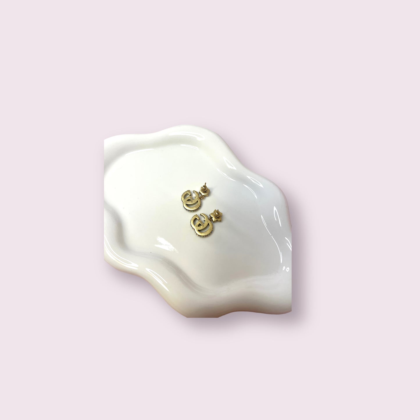 Gg Iridescent Flower Earrings