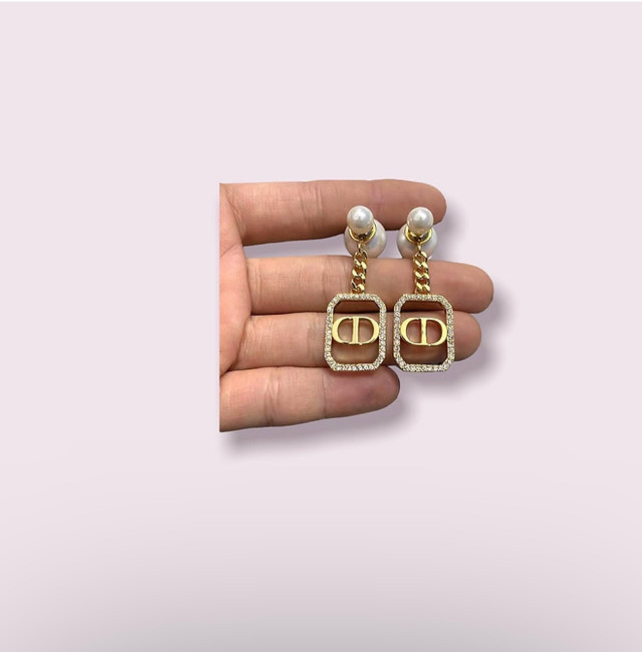 Square two sided earrings