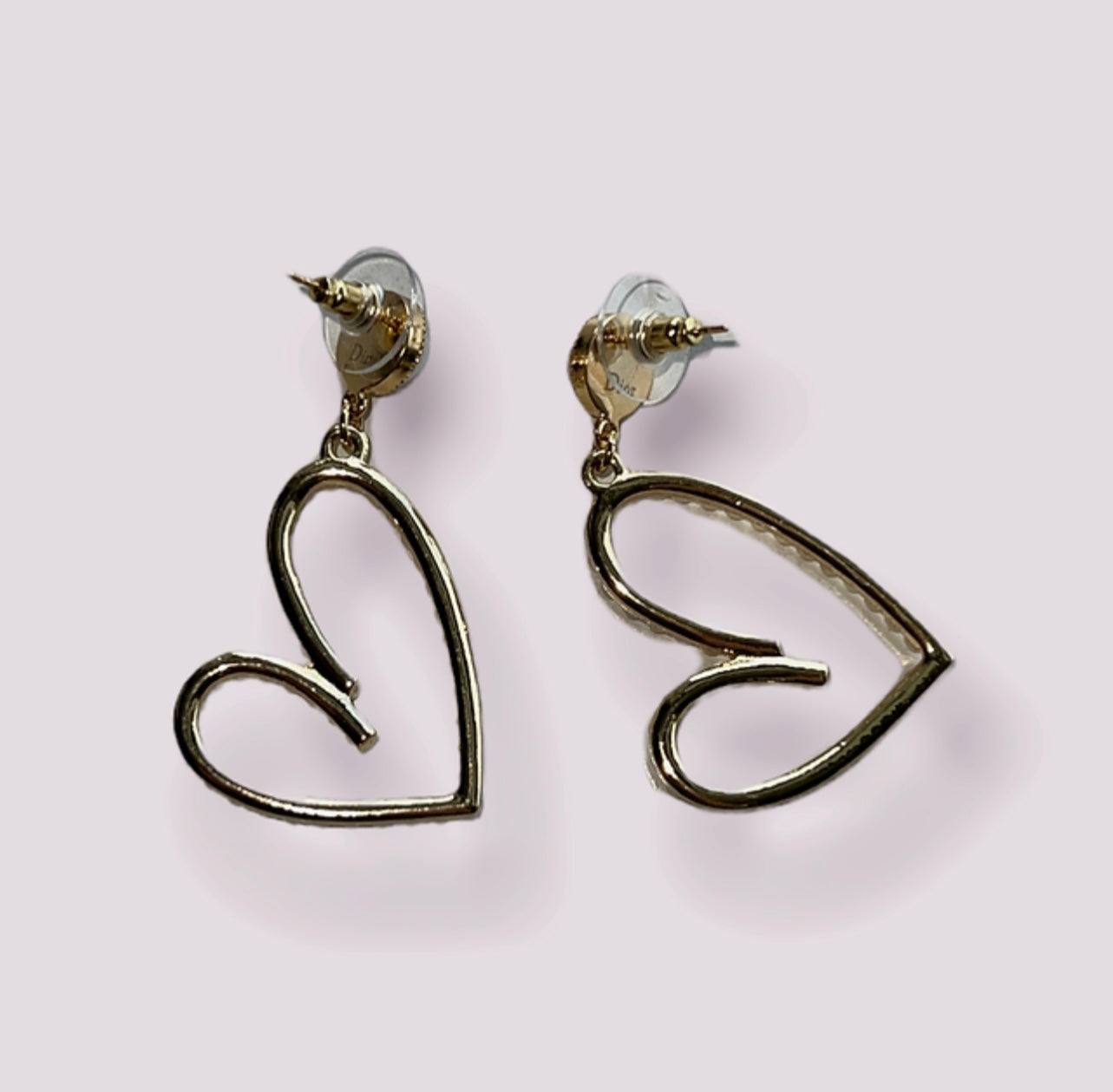 Pearl Heart Earrings