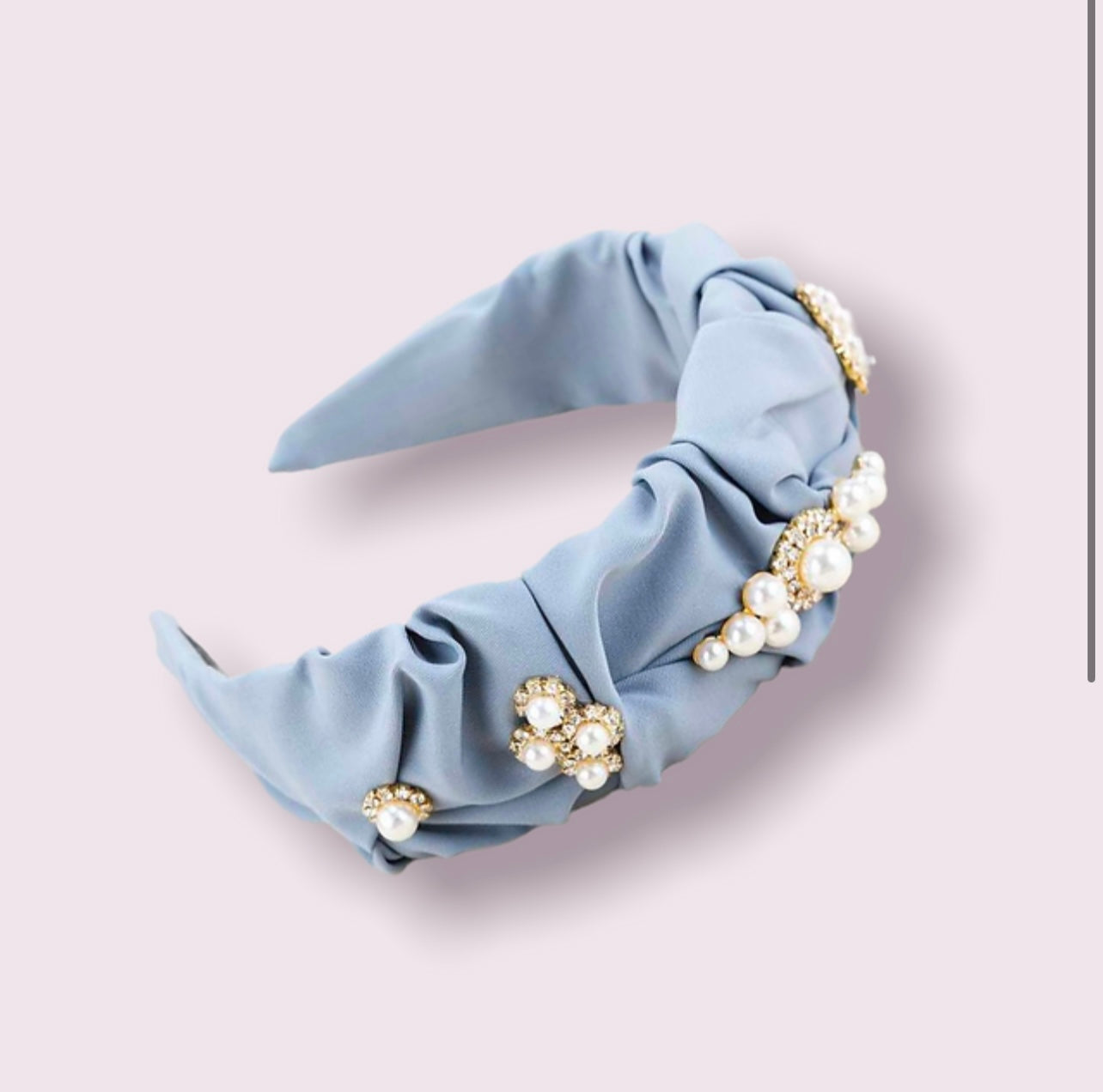 Powder Blue Pearl Headband