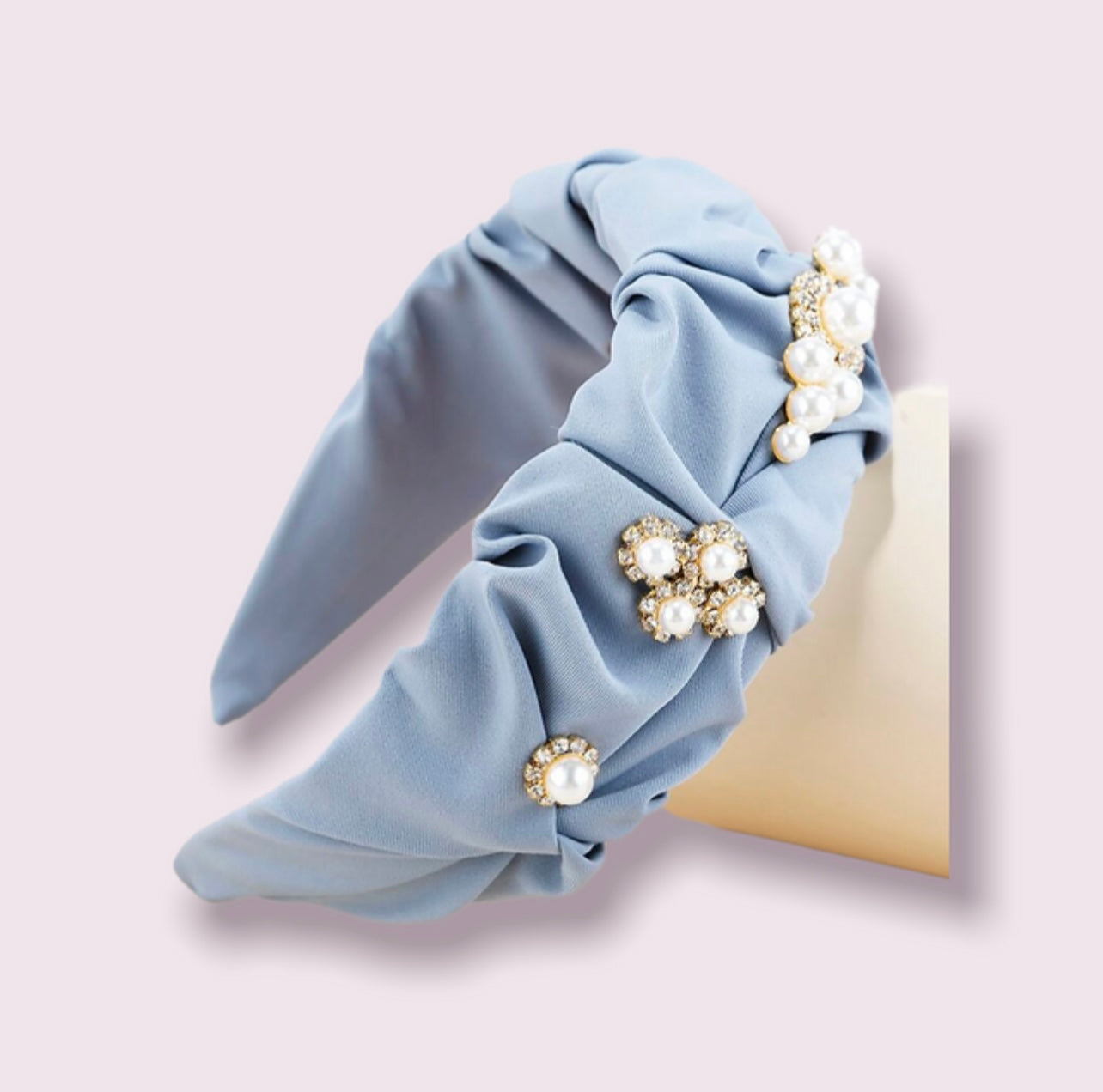 Powder Blue Pearl Headband