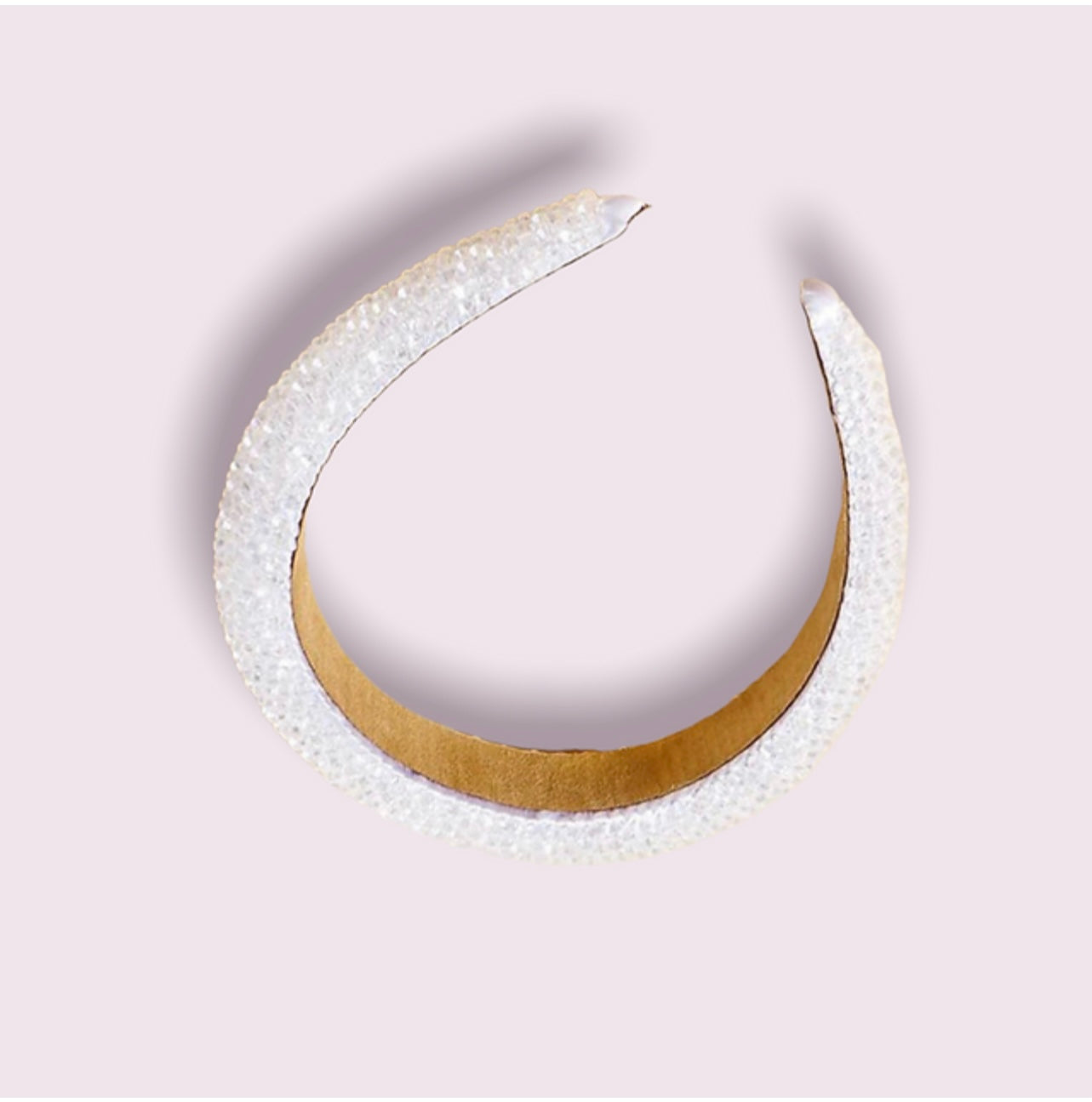 White Beaded Headband