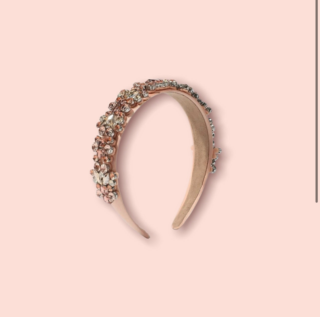 Rose Gold Gem Headband